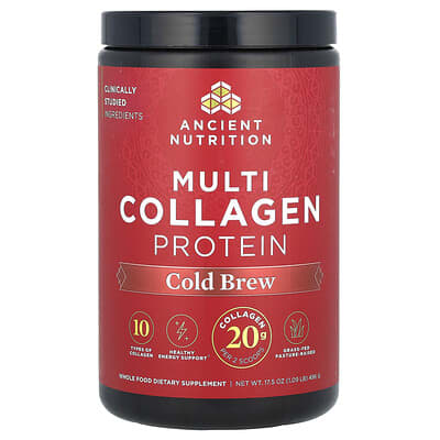 Multi Collagen Protein, Cold Brew, 1.09 lbs (496 g)