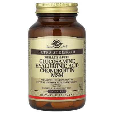 Glucosamine Hyaluronic Acid Chondroitin MSM, 60 таблеток