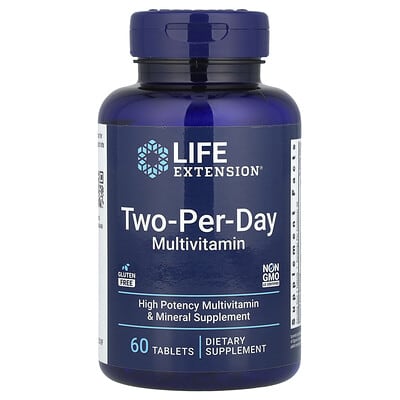 Two-Per-Day Multivitamin, 60 Tablets