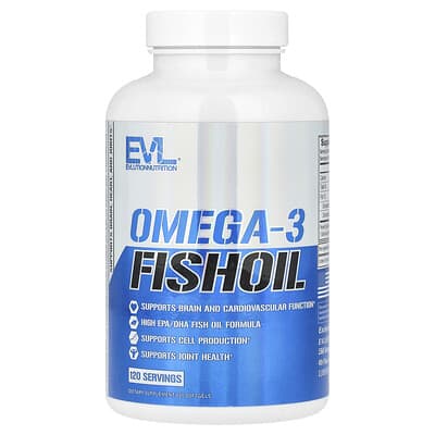 Рыбий жир Omega-3, 1,000 mg, 120 Softgels