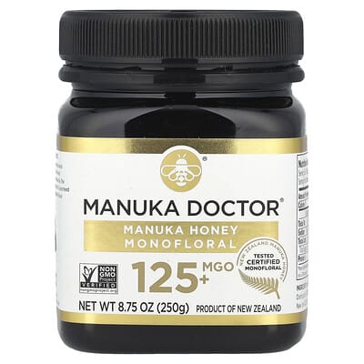Монофлоральный мед Манука, MGO 125+, 8.75 oz (250 g)