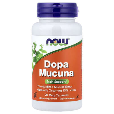 Dopa Mucuna, 90 растительных капсул