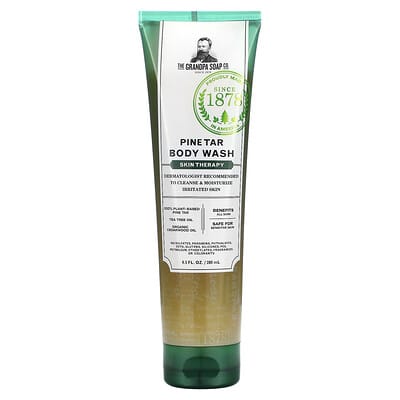 Гель для душа Pine Tar, терапия кожи, 9.5 fl oz (280 ml)
