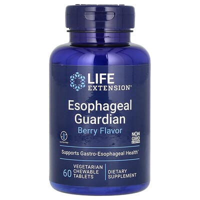 Esophageal Guardian, Berry, 60 Vegetarian Chewable Tablets