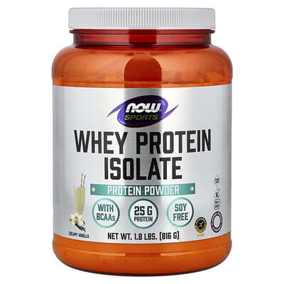 Sports, Whey Protein Isolate, Creamy Vanilla, 1.8 lbs (816 g)