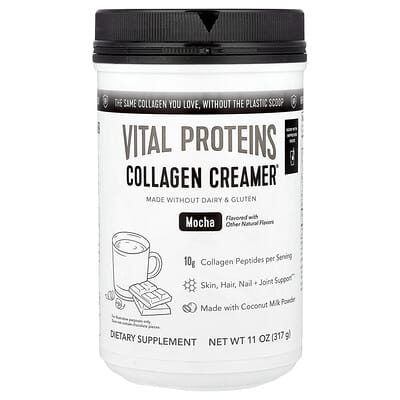 Сливки для кофе Collagen Creamer®, Mocha, 11 oz (317 g)