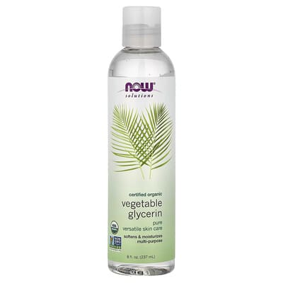 Solutions, Organic Vegetable Glycerine, 8 fl oz (237 ml)