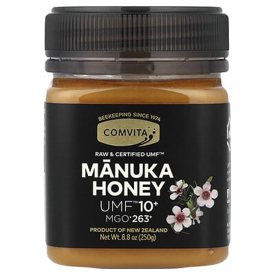 Мед Манука, UMF™ 10+, MGO 263+, 8.8 oz (250 g)