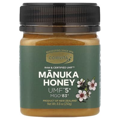 Мед Манука, UMF™ 5+, MGO 83+, 8.8 oz (250 g)