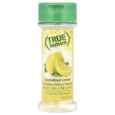 True Lemon® Кристаллизованный лимон, 2.12 oz (60 g)