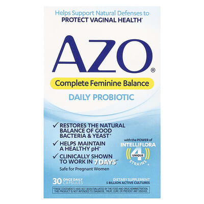 Complete Feminine Balance, Daily Probiotic, 30 Capsules