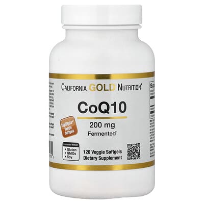 CoQ10, 200 mg, 120 вегетарианских мягких капсул