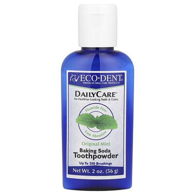 Daily Care™, Baking Soda Toothpowder, Original Mint, 2 oz (56 g)