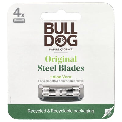 Original Steel Blades, Refill, 4 Cartridges