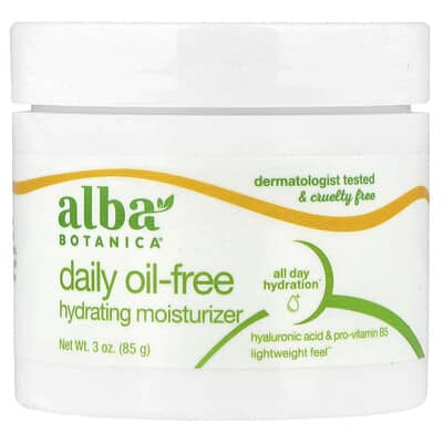 Daily Oil-Free Hydrating Moisturizer, Fragrance Free, 3 oz (85 g)