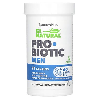 GI Natural®, Probiotic Men, 30 Capsules