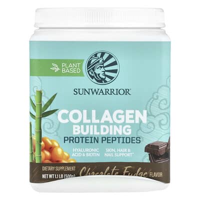 Collagen Building Protein Peptides, Chocolate Fudge, 1.1 lb (500 g)