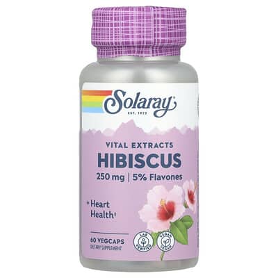 Vital Extracts, Hibiscus, 60 VegCaps