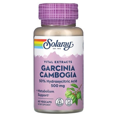 Vital Extracts, Garcinia Cambogia, 500 mg, 60 Vegcaps