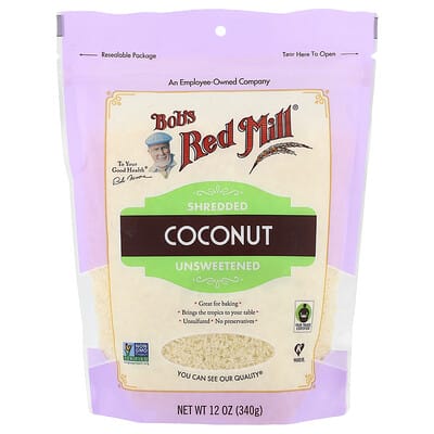 Кокосовая стружка, несо sweetened, 12 oz (340 g)