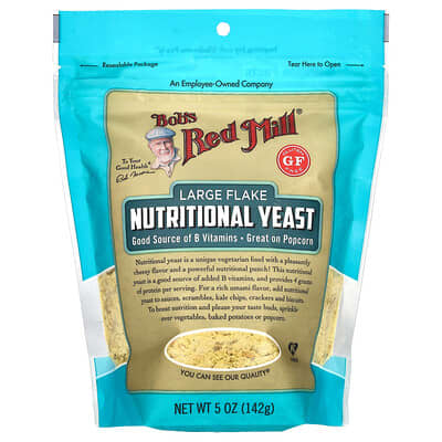 Large Flake Nutritional Yeast, Gluten Free, 5 oz (142 g)