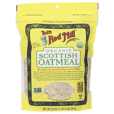 Organic Scottish Oatmeal, 20 oz (567 g)