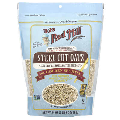 Bob's Red Mill Цельнозерновая овсянка, 24 oz (680 g)