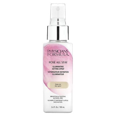 Rosé All Stay, освежающий фиксирующий спрей, без спирта, 3.4 fl oz (100 ml)