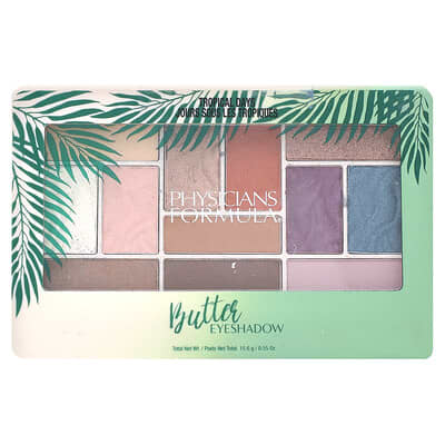 Butter Eyeshadow Palette, PF10961 Tropical Days, 0.55 oz (15.6 g)