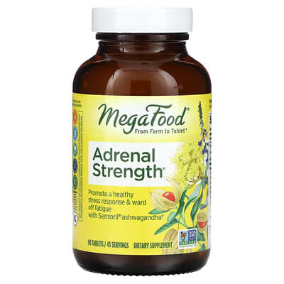 MegaFood Adrenal Strength, 90 таблеток