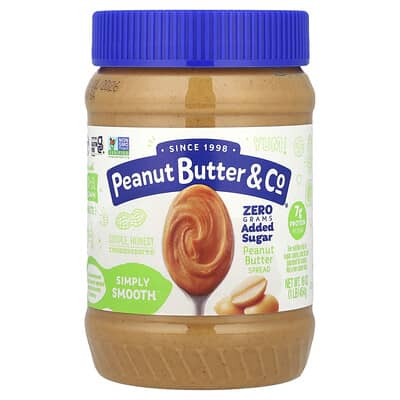 Peanut Butter & Co. арахисовая паста, Simply Smooth™, 16 oz (454 g)