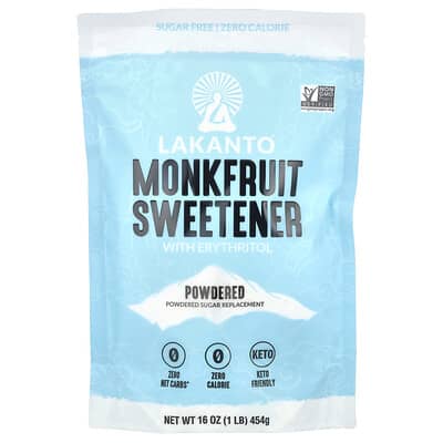 Подсластитель из монаньего дерева с эритритом, порошок, 16 oz (454 g)