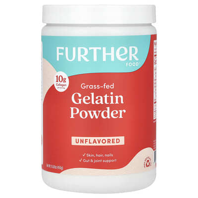 Grass-Fed Gelatin Powder, Unflavored, 15.87 oz (450 g)