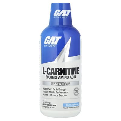 Sport, L-Carnitine, Blue Raspberry, 16 oz (473 ml)
