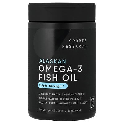 Alaskan Omega-3 Fish Oil, 90 Softgels