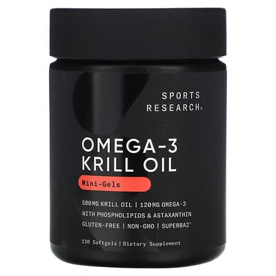 Omega-3 Krill Oil Mini-Gels, 120 Softgels
