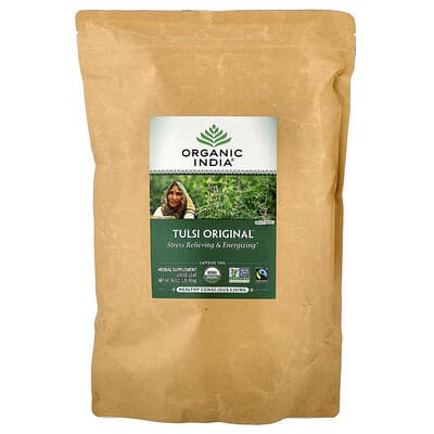 Tulsi Original Loose Leaf Tea, Caffeine Free, 16 oz (454 g)