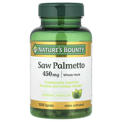Saw Palmetto, 450 mg, 100 Capsules
