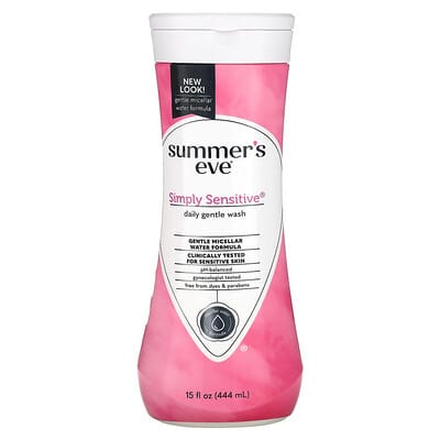Мягкое средство для ежедневного очищения, Simply Sensitive, 15 fl oz (444 ml)