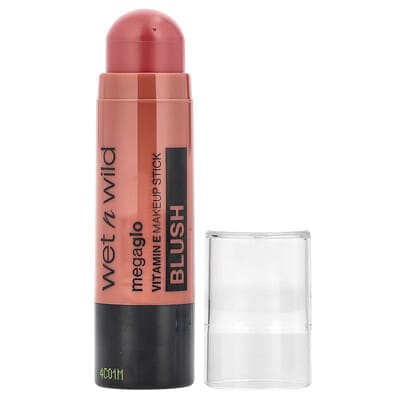 MegaGlo, Vitamin E Makeup Stick, Blush, 803 Floral Majority, 1 Count