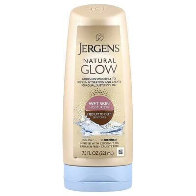 Natural Glow, Wet Skin Moisturizer, Medium to Deep Skin Tones, 7.5 fl oz (221 ml)