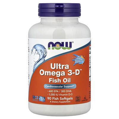 Ultra Omega 3-D™ Fish Oil , 90 Fish Softgels