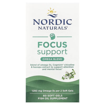 Focus Support, Omega Blend, 60 Soft Gels