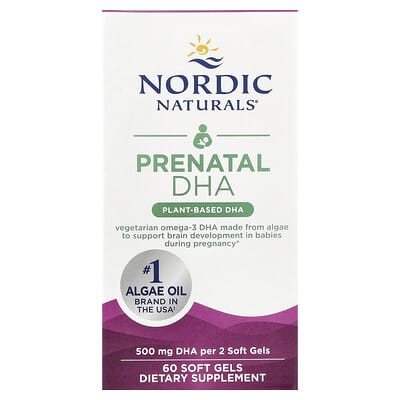 Prenatal DHA, 60 Soft Gels (250 mg per Soft Gel)