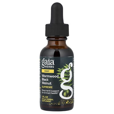 Полынь и черный орех Wormwood Black Walnut Supreme, 1 fl oz (30 ml)