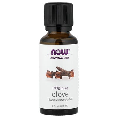 Эфирное масло, гвоздика, 1 fl oz (30 ml)