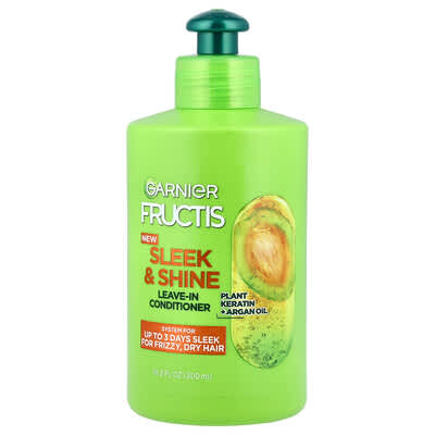 Fructis, Sleek & Shine Leave-In Conditioner, 10.2 fl oz (300 ml)