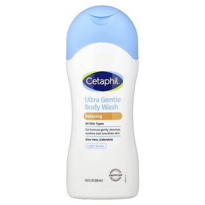 Ultra Gentle Body Wash, All Skin Types, Light Scent, 16.9 fl oz (500 ml)