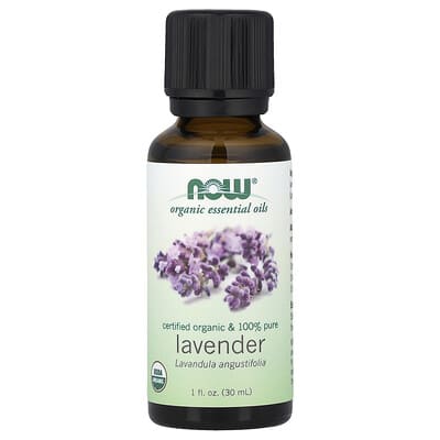 Эфирное масло Organic, Lavender, 1 fl oz (30 ml)