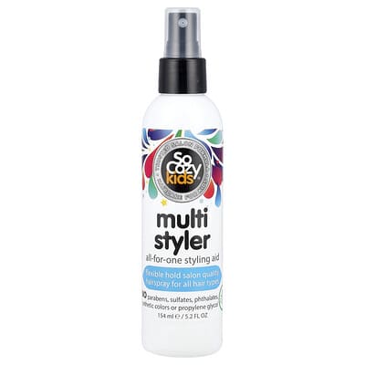 Kids, Multi Styler, All-For-One Styling Aid, All Hair Types, 5.2 fl oz (154 ml)